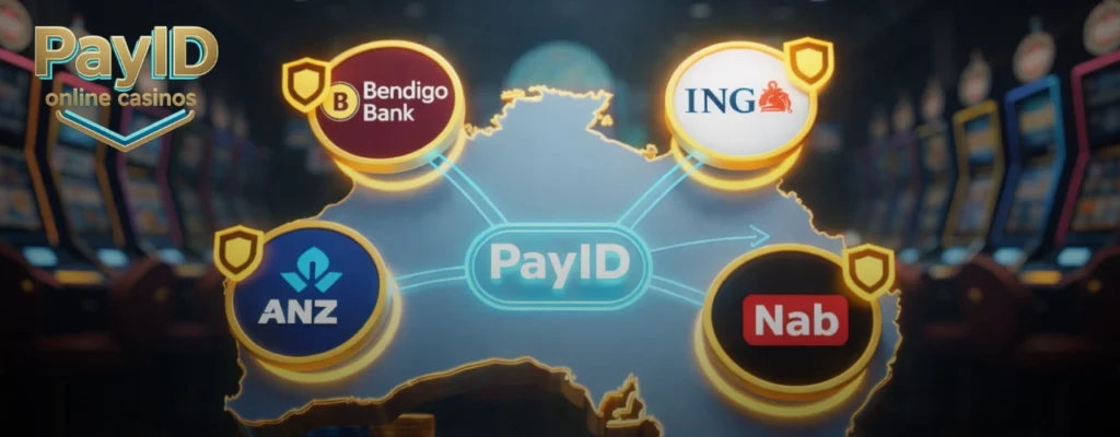 All major Australian banks PayID for transfers to online casinos